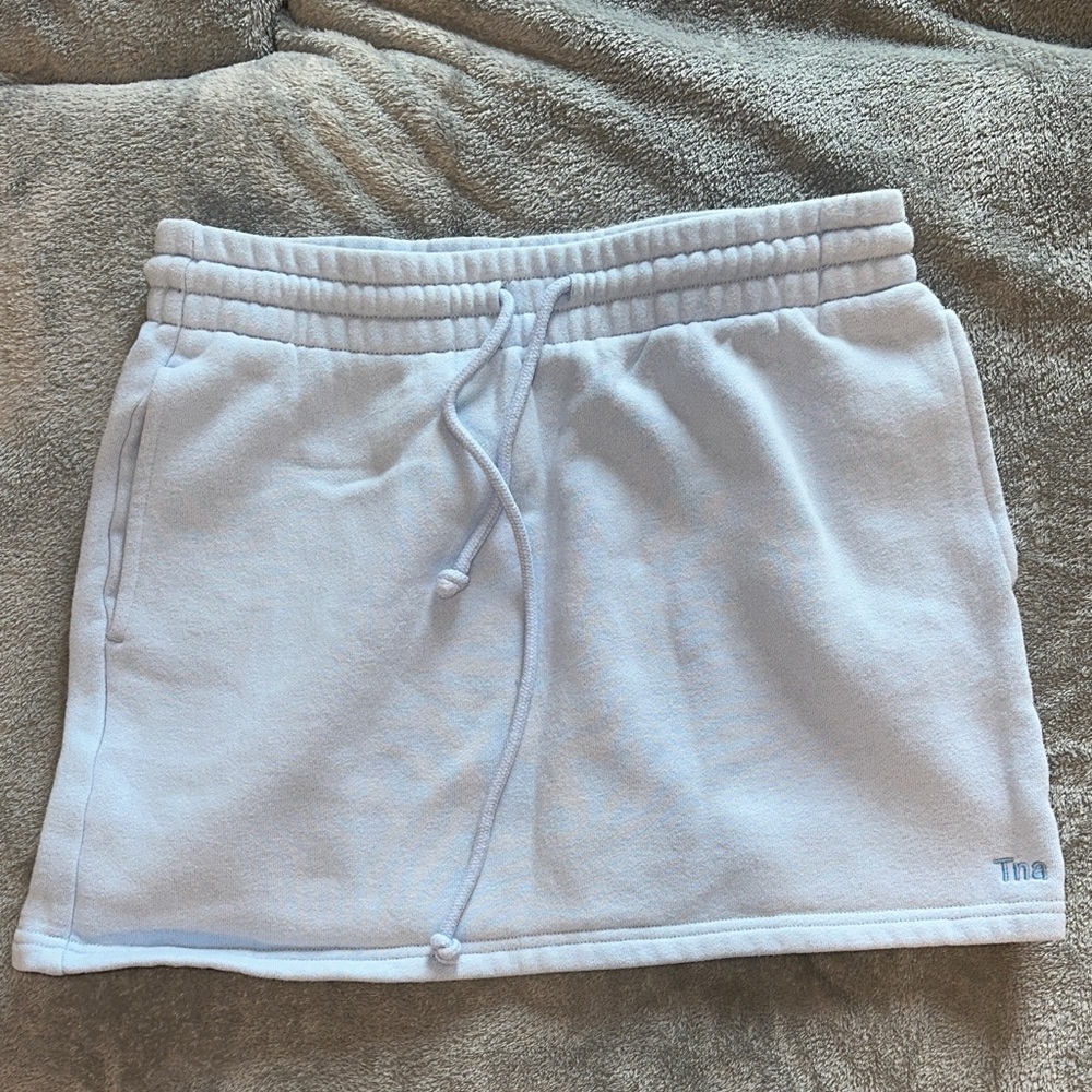 TNA Sky Blue Mini Skirt